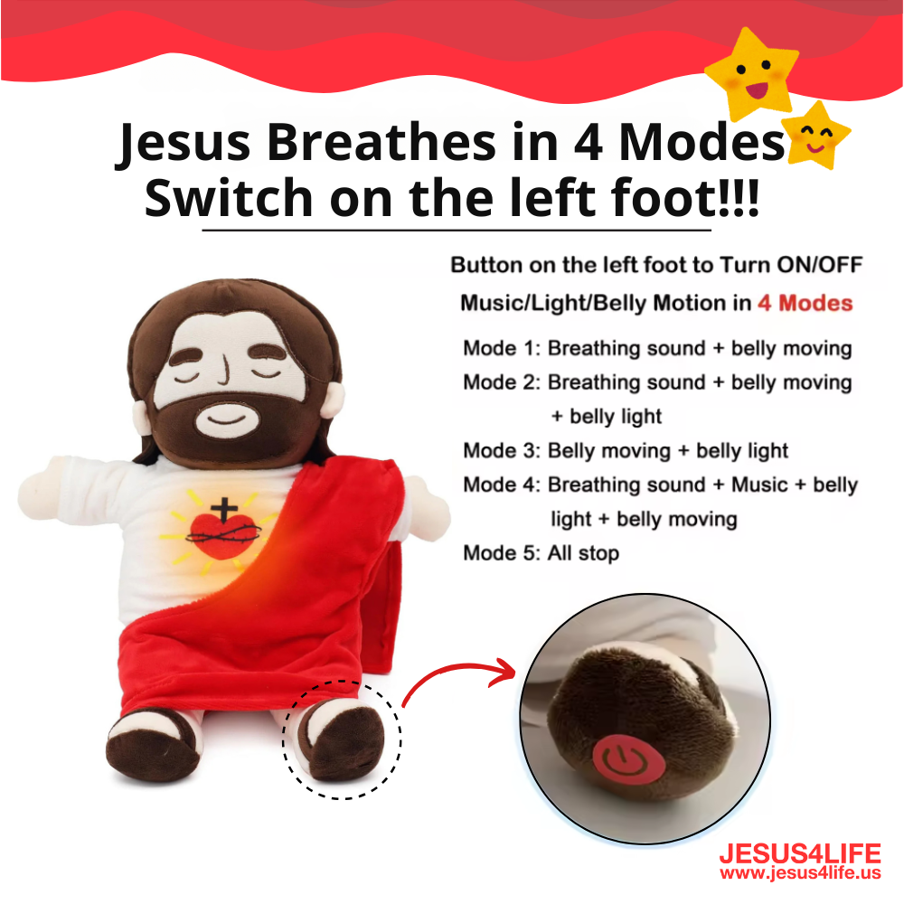 Breathing Jesus Plushie